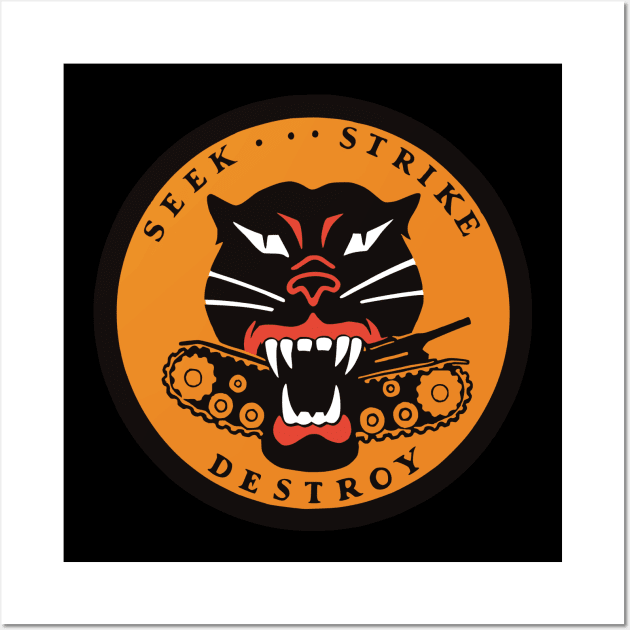 Tank Destroyer Panther Hellcat Wall Art by Beltschazar